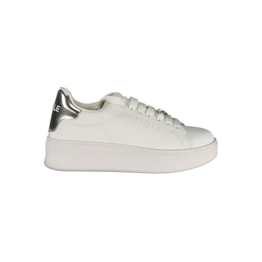 Gaelle Paris Bianco Poliuretano Women Women's Sneaker